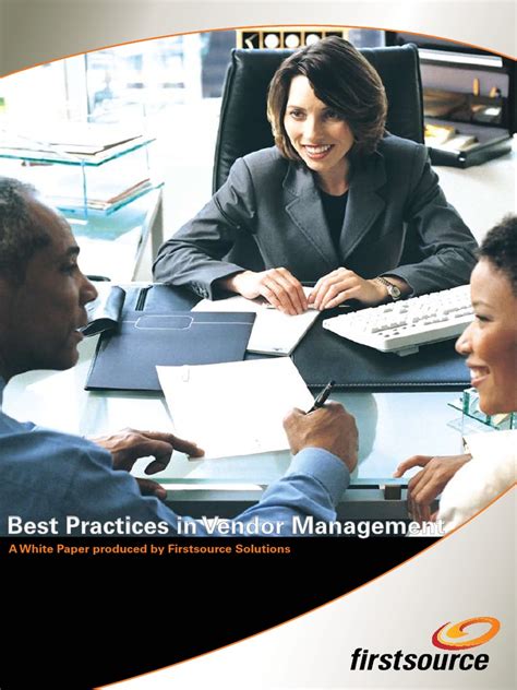 Best Practices Vendor Management | PDF | Business Process | Outsourcing