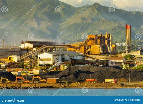 New Caledonia Nickel Mining Editorial Stock Image Image Of Sunset