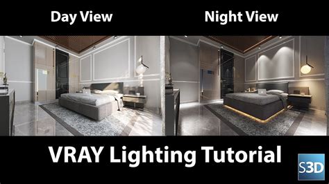 3ds Max Vray Interior Lighting Day Night In One Video Tutorial