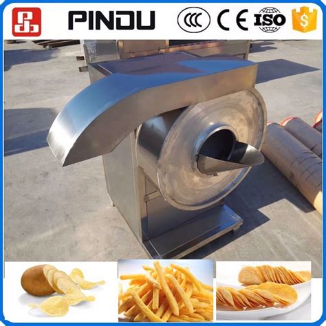 Commercial Electric Potato Chip Cutter Chipper Peeler Slice Cutting