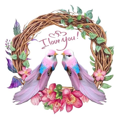 Download Love Birds Heart Romantic Royalty Free Stock Illustration