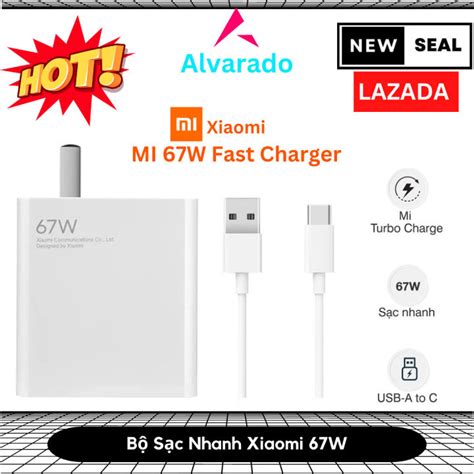 Bộ Sạc Nhanh Xiaomi 67W Bộ Sạc Nhanh Xiaomi 67W 33W USB sang Type C