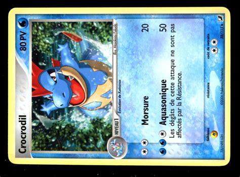 Crocrodil 38 115 EX Forces Cachées carte Pokemon