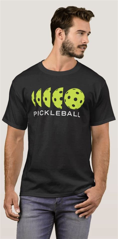 Pickleball T Shirt Pickleball Dimensions T Shirt Zazzle