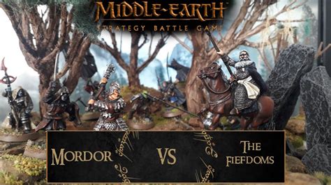 Mesbg Battle Report The Fiefdoms Vs Mordor Pts Youtube