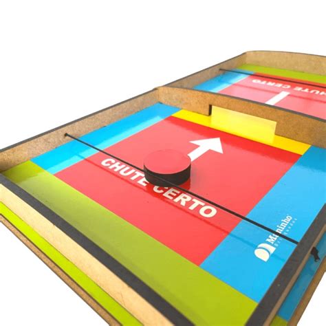 Chute Certo Jogo De Tabuleiro Brinquedo Educativo De Madeira Jogos E