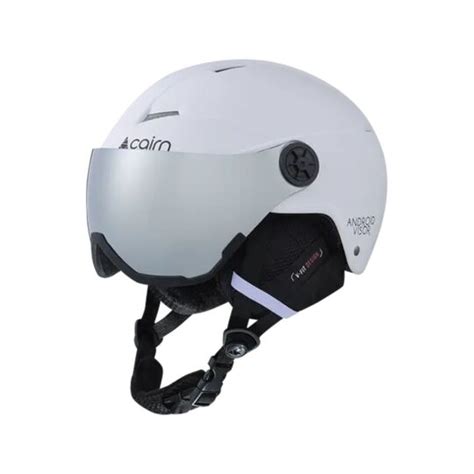 Cairn Casque De Ski Junior Android Visor J Mat White Prix Carrefour