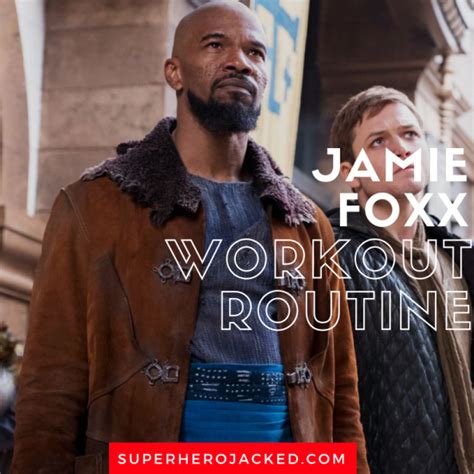 Jamie Foxx Workout and Diet Plan: Train like Ray Charles meets Electro