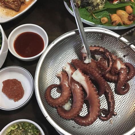 초고추장 푹 찍어 먹으면 일품인 문어숙회 맛집 데일리