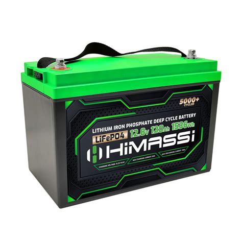 12V 120Ah LiFePO4 Battery Pack Himax