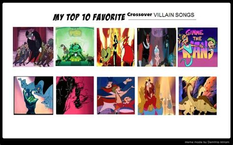 My Top 10 Favorite Crossover Villains Songs | Villain, Baseball cards ...