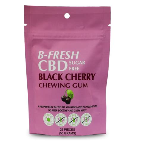 Cbd Black Cherry Wholesale B Fresh Gum