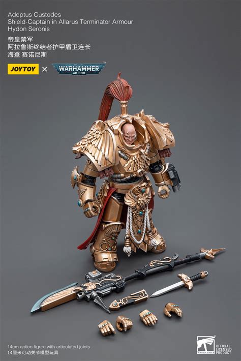 Re Stock JoyToy WH40K Adeptus Custodes Vexilus Praetor In Allarus