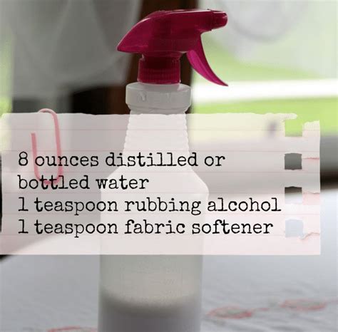 DIY Wrinkle Release Spray | Diy wrinkles, Wrinkle release spray ...