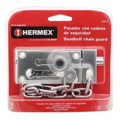 Pasador Con Cadena De Seguridad Truper Hermex Para Puerta Walmart