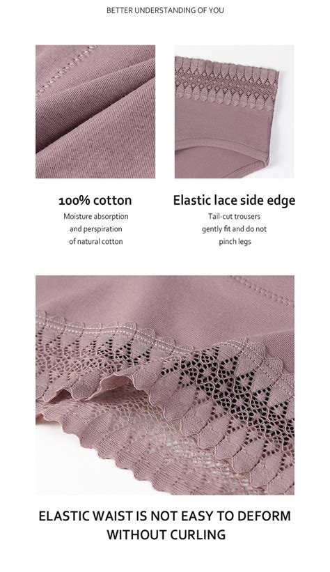 4 Layers Mesh Lace Braga Menstrual Calzones Menstruales Leakproof