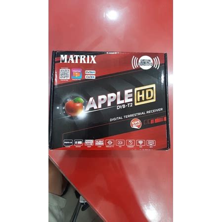 Jual STB Set Top Box Matrix Apple DVB T2 HD TV Digital Shopee