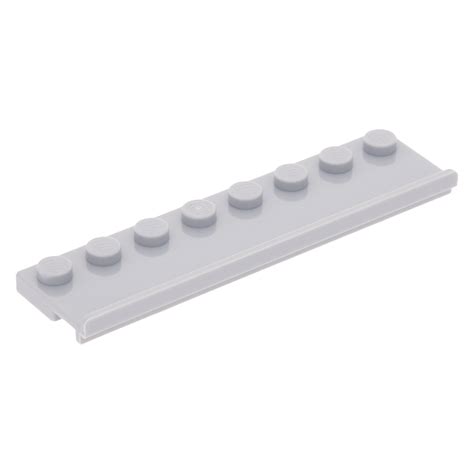 Lego Einzelteil Light Bluish Gray Plate Modified X With