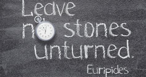 What Does Leave No Stone Unturned Mean How To Use It