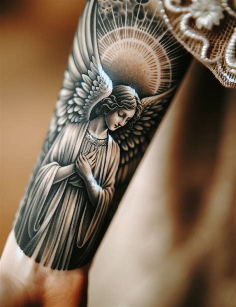 39 Heavenly Angel Tattoo Inspiration: Wings of Ink