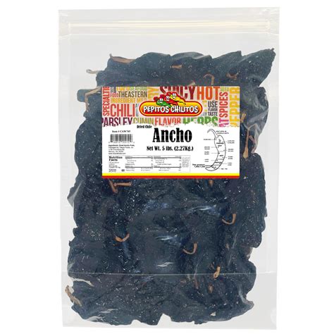 Chile Ancho 5lb Bag