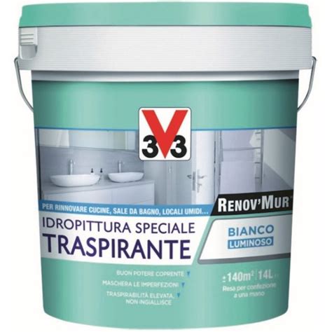 Lt 14 Idropittura Traspirante V33 Renov Mur Mondobrico