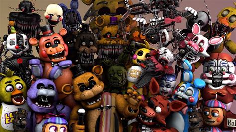 [fnaf Sfm] Ultimate Custom Night Jumpscares 1 Youtube