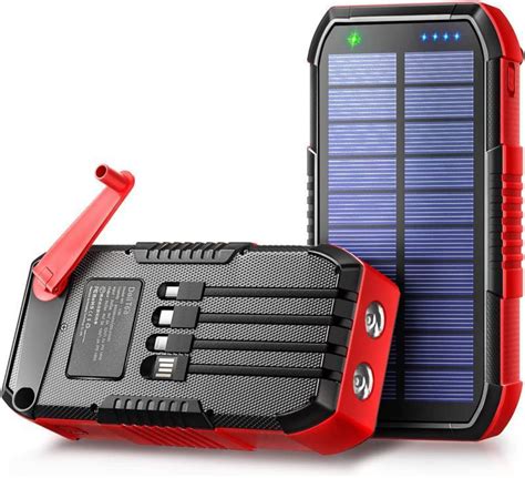 Solar Portable Power Source Large Capacity Hand Charger - PreparednReady