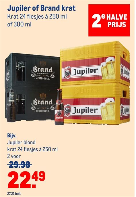 Jupiler Of Brand Krat Aanbieding Bij Makro