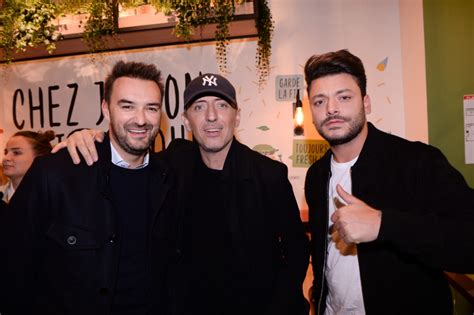 Photo Cyril Lignac Gad Elmaleh Kev Adams Inauguration Du Nouveau