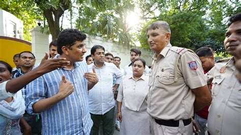 Delhi Minister Saurabh Bharadwaj AAP Leaders Detained During Bus