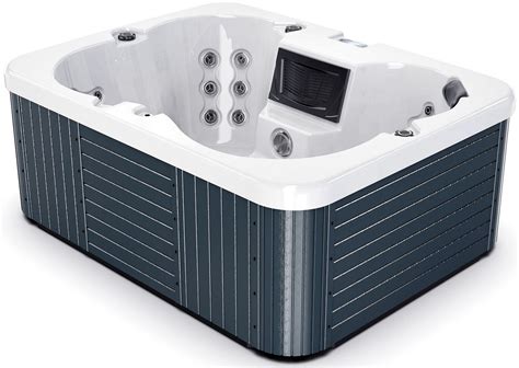 Luxuria Spas Person Jet Acrylic Rectangular Hot Tub With Ozonator In Mocha Reviews