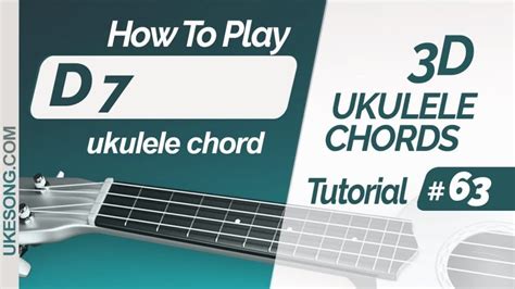 D7 ukulele chord. Learn to play D7 chord on ukulele | Ukesong