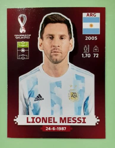 Figurita Messi Original Panini Mundial Qatar Argentina En Bs As G