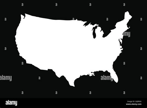 usa flag map black  white stock  images alamy