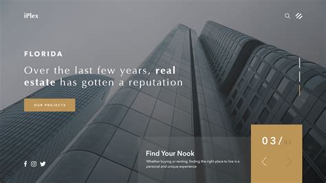 Real Estate Website Ui Design On Behance