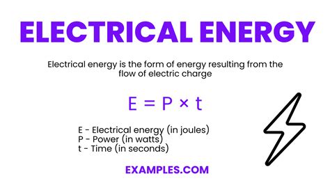 Electrical Energy - 20+ Examples, How to Calculate, PDF