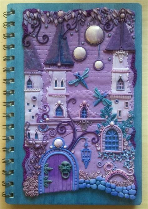 Polymer Clay Journal Cover By Bgerr On DeviantArt Polymer Clay Crafts