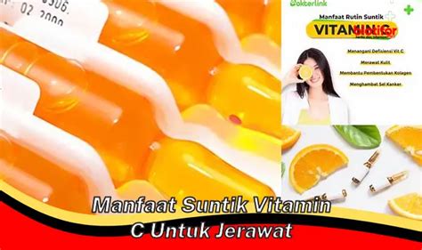 Temukan Manfaat Suntik Vitamin C Untuk Jerawat Yang Jarang Diketahui