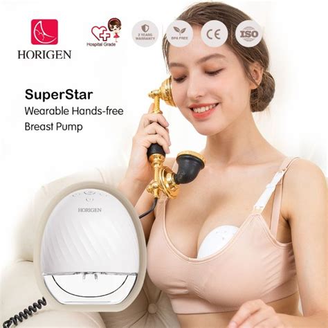 Horigen Superstar Wearable Breast Pump Electric Handsfree Rechargeable