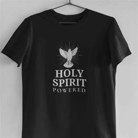 Holy Spirit Powered Christian Shirts Great Clothing Ts For Women