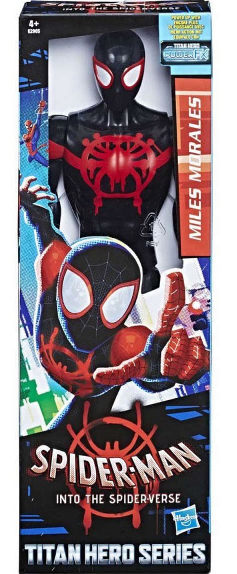 Marvel Spider Man Into The Spider Verse Titan Hero Series Miles Morales 12 Action Figure Hasbro