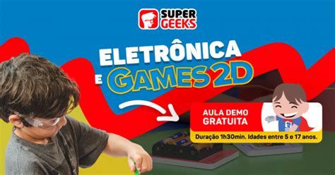 Oficina Gratuita de Programação de Games 2D e Eletrônica em Uberlândia