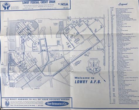 Lowry Air Force Base Map - Printable Maps Online