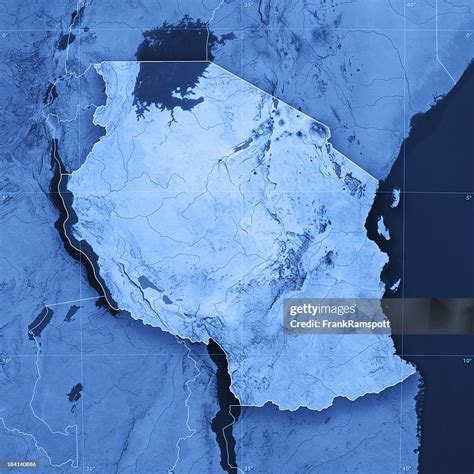 Tanzania Topographic Map High-Res Stock Photo - Getty Images