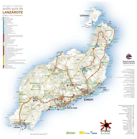 Mapas De Lanzarote Imprescindibles Para Tu Viaje Islas Canarias