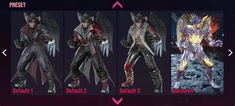 TekkenMods True Devil Kazuya Angel Jin Preset Mod