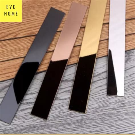 Promo Evchome Lis Plat Strip Mirror Lis Stainless Steel 1525 Cm X