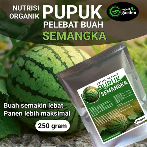 Jual Pupuk Pelebat Buah Semangka Booster Nutrisi Organik Gram