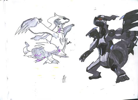 Reshiram vs Zekrom by Eenier on DeviantArt